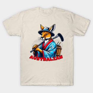 Ice hockey kangaroo T-Shirt